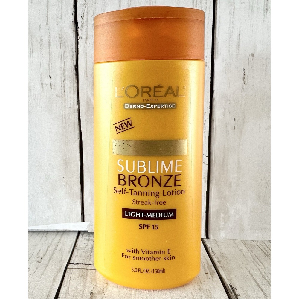NEW Loreal Sublime Bronze Self Tanning Lotion Light-Medium 5  fl oz Streak Free